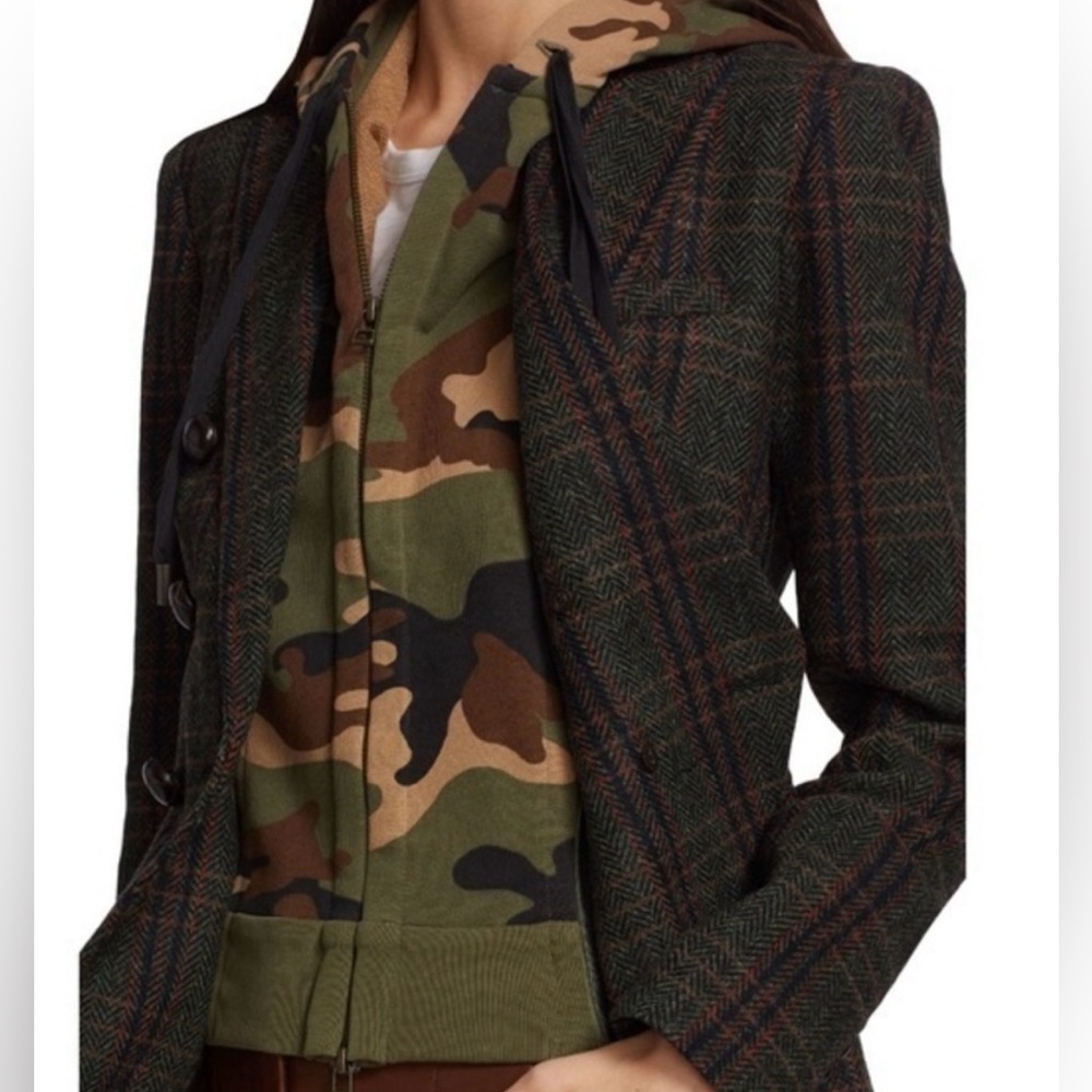 ✨VERONICA BEARD Camouflage Hoodie
Dickey Cotton Size 16-24